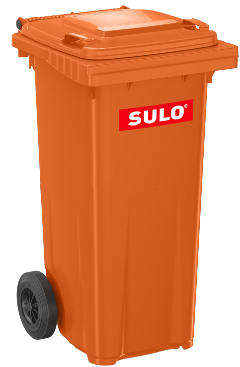 Сміттєвий бак SULO пластиковий помаранчевий 120л